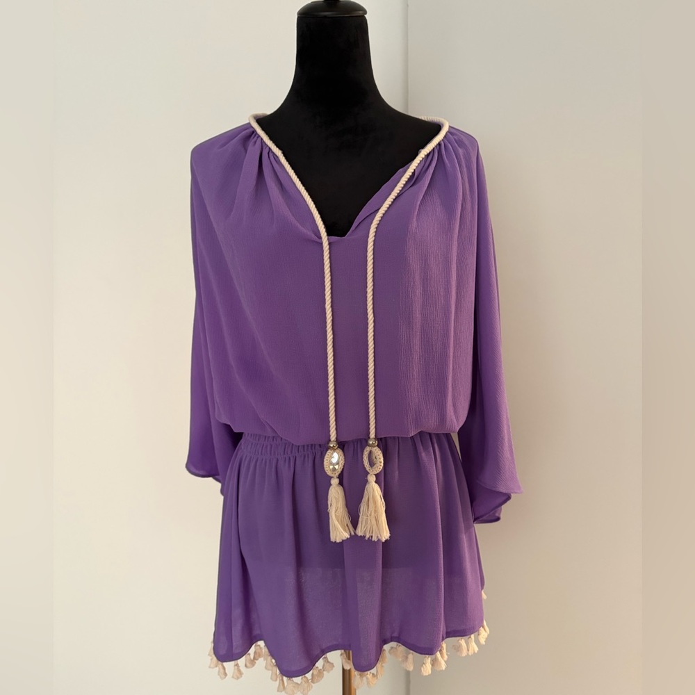 Ramy Brook Purple cover up Small